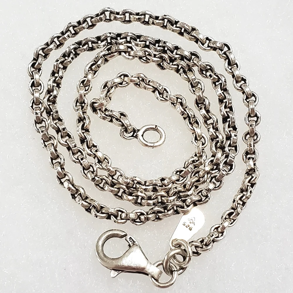 Silpada 925 Sterling Silver Rolo Link Chain Necklace N1208